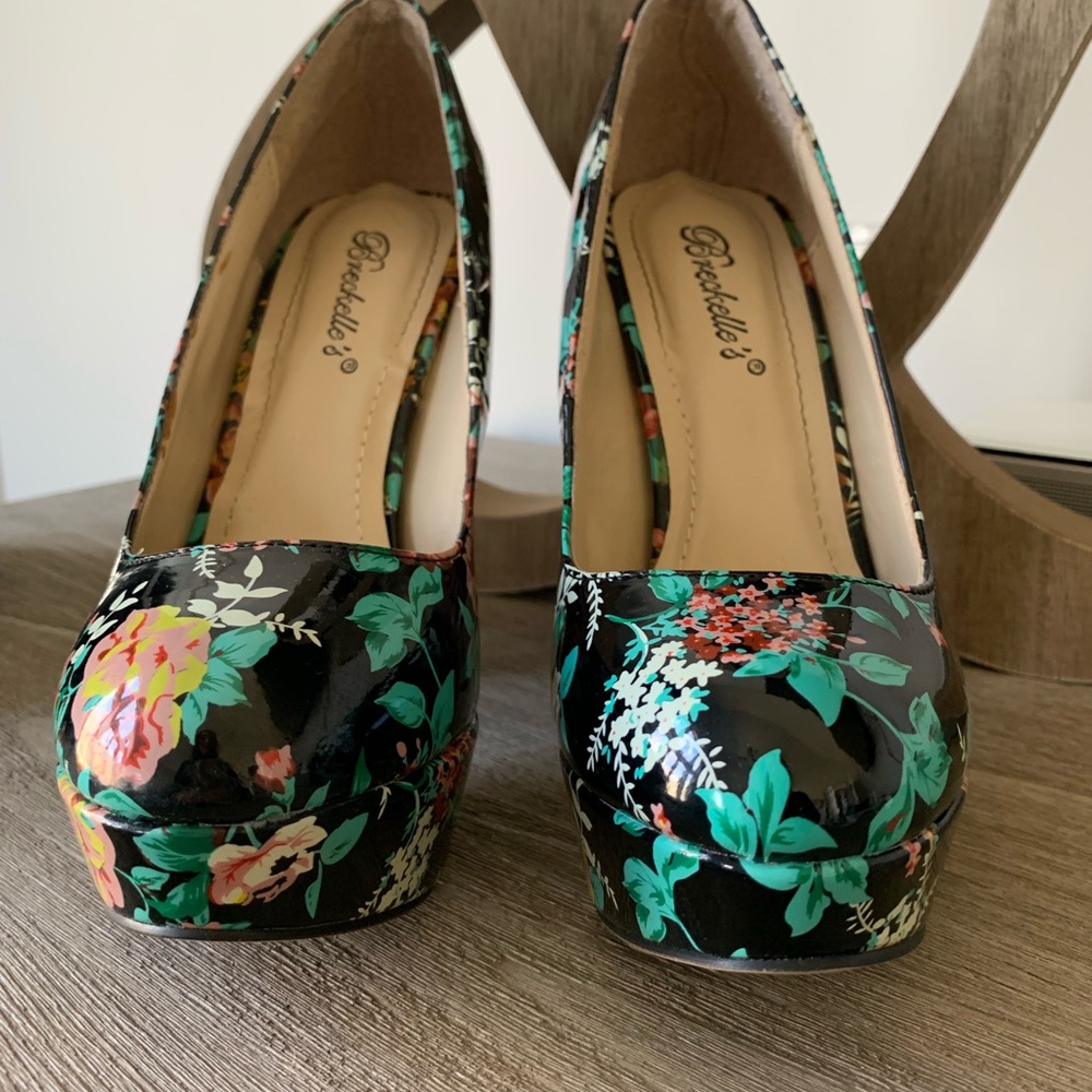 Floral 5 inch heels - Picture 3 of 4